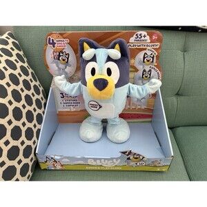 NEW Bluey Dance and Play 14  inch  Interactive Plush Toy 55+ Phrases & 3 Games